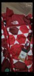 North face 1996 retro print red jacket size M 8