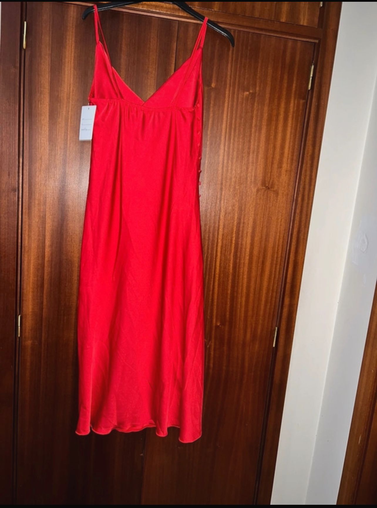 vestido acetinado vermelho 1