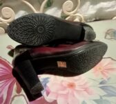 Botins Dorking  bordaux em pele 1