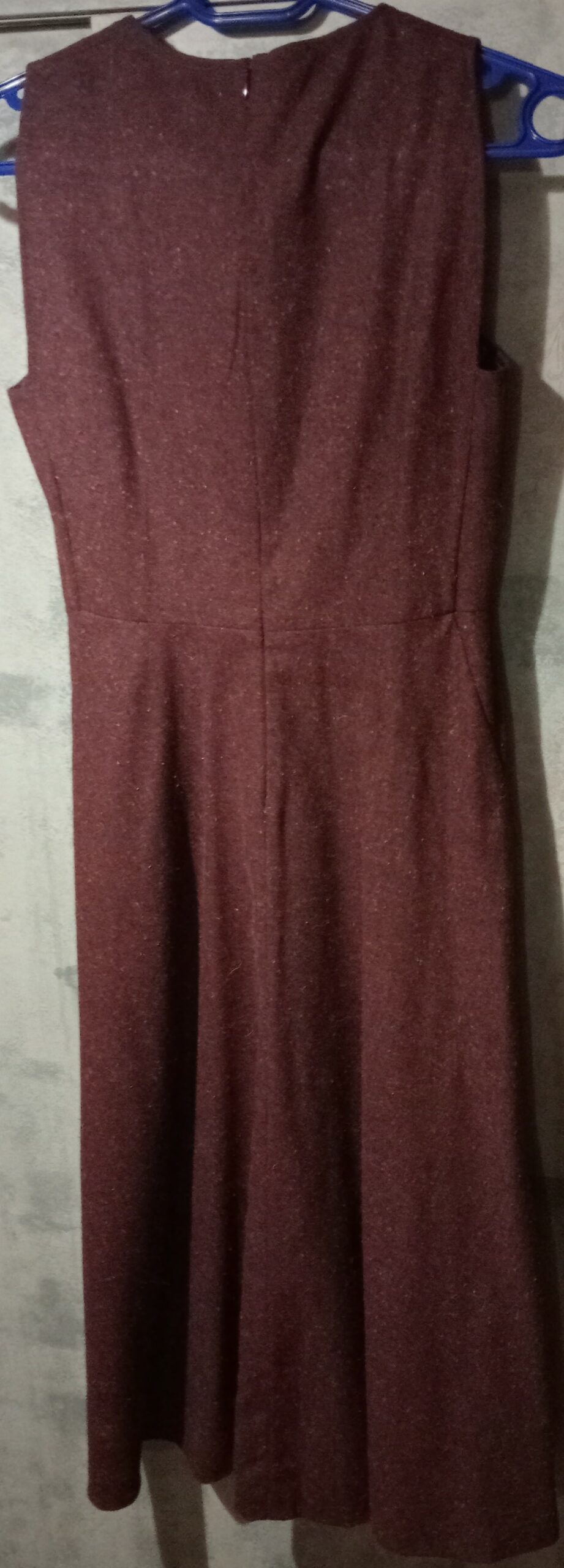 Vestido midi em fazenda Zara 3