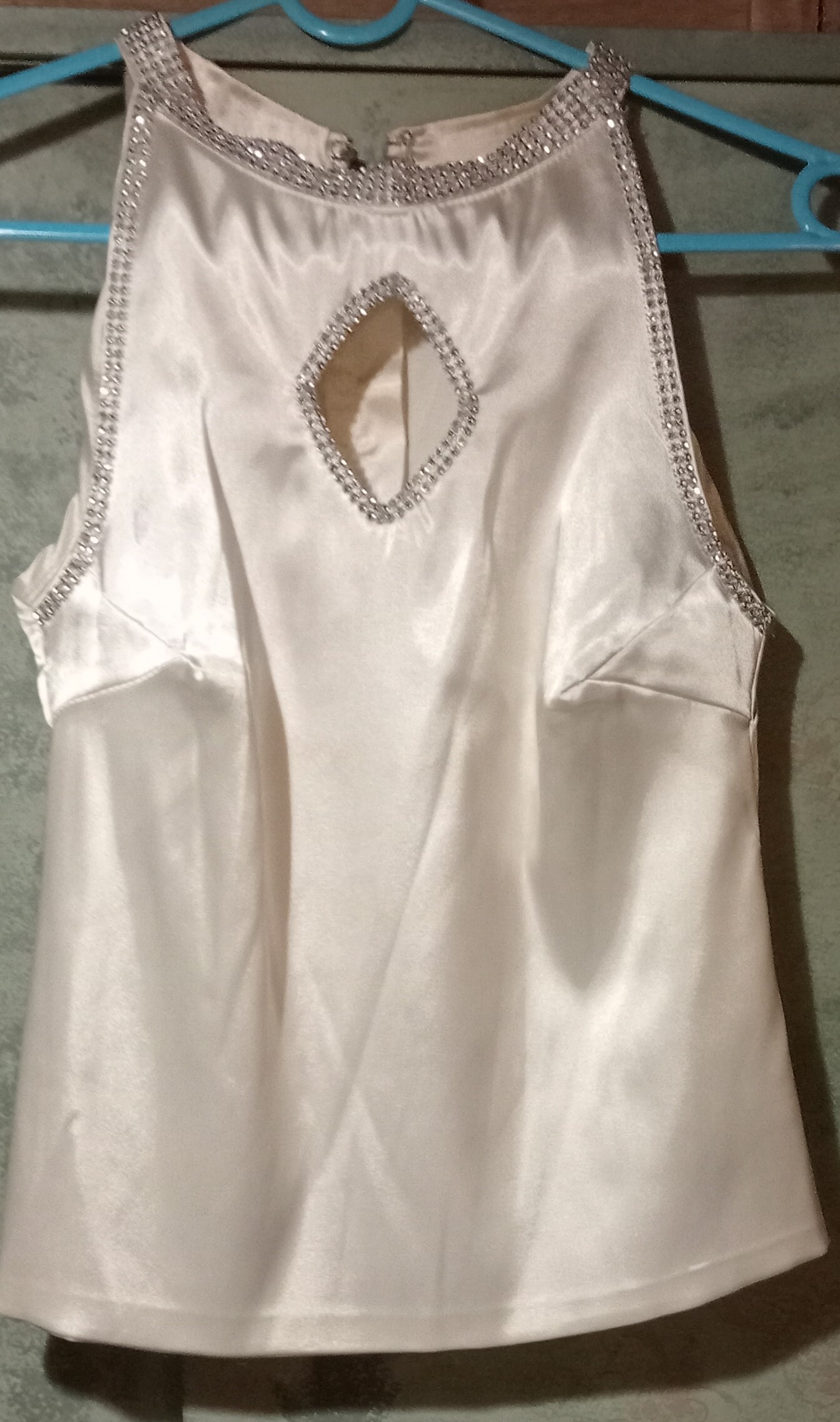 Saia+blusa em cetim 1