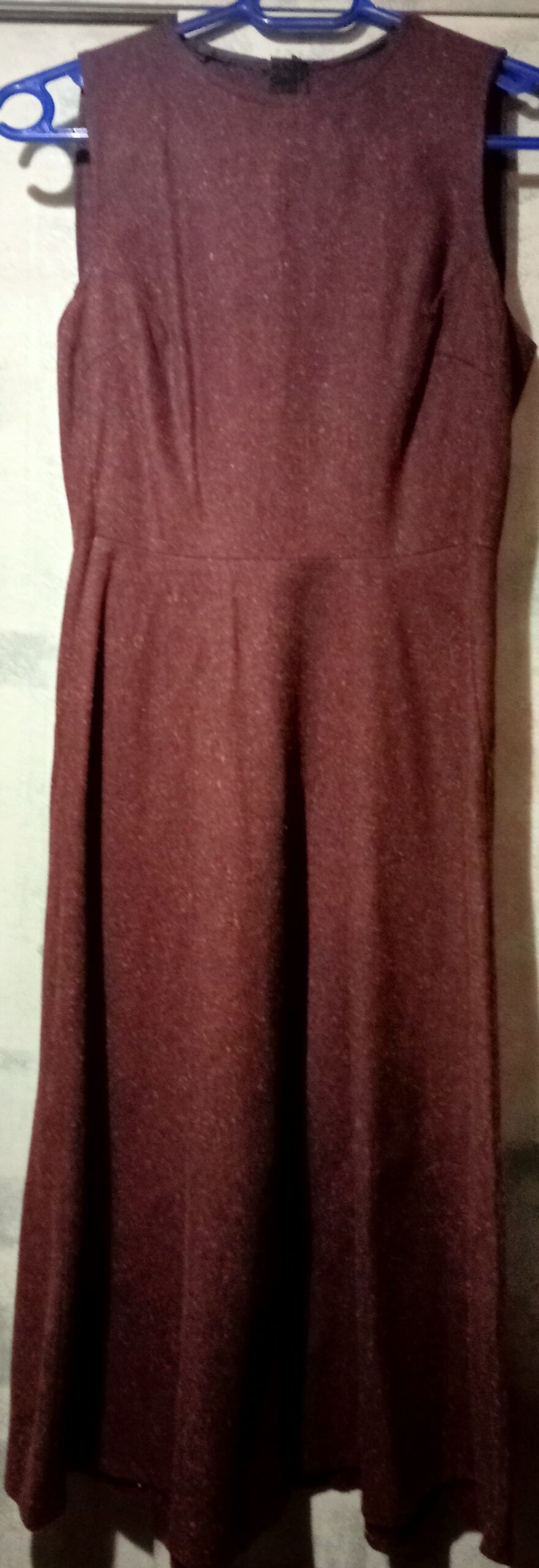 Vestido midi em fazenda Zara 4