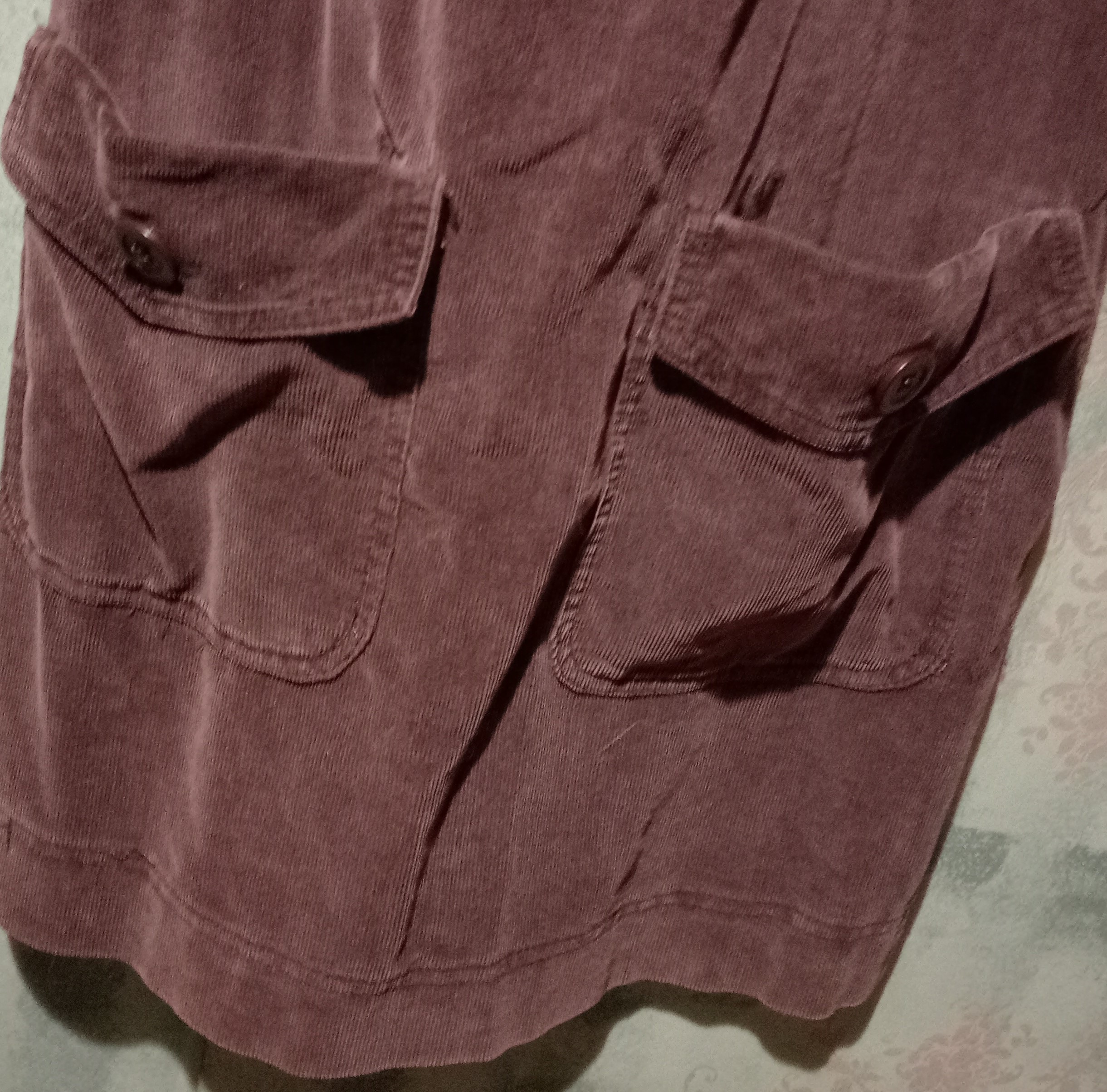 Vestido midi em bombazina La Redoute 1