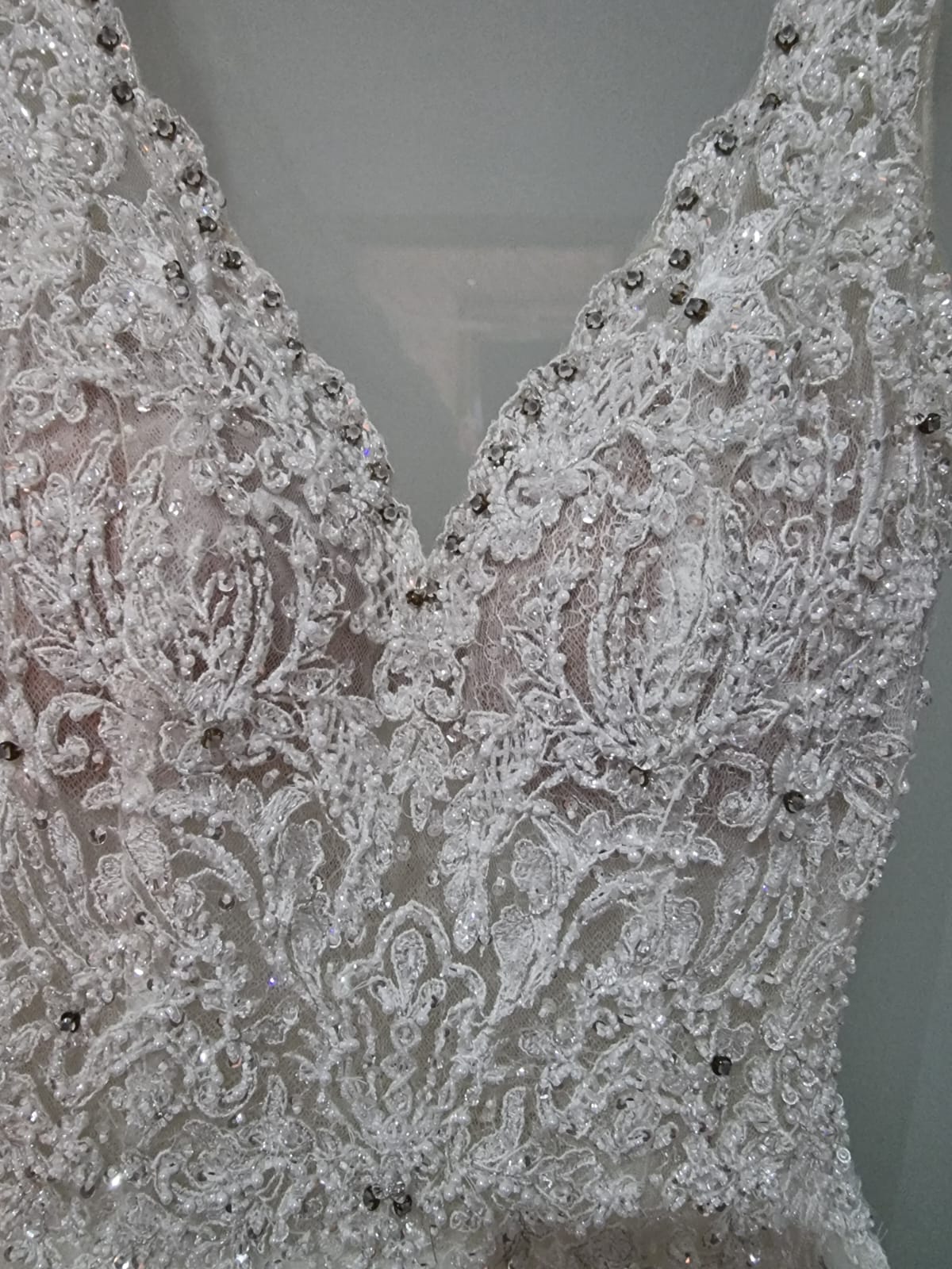 Vestido de Noiva nude 1