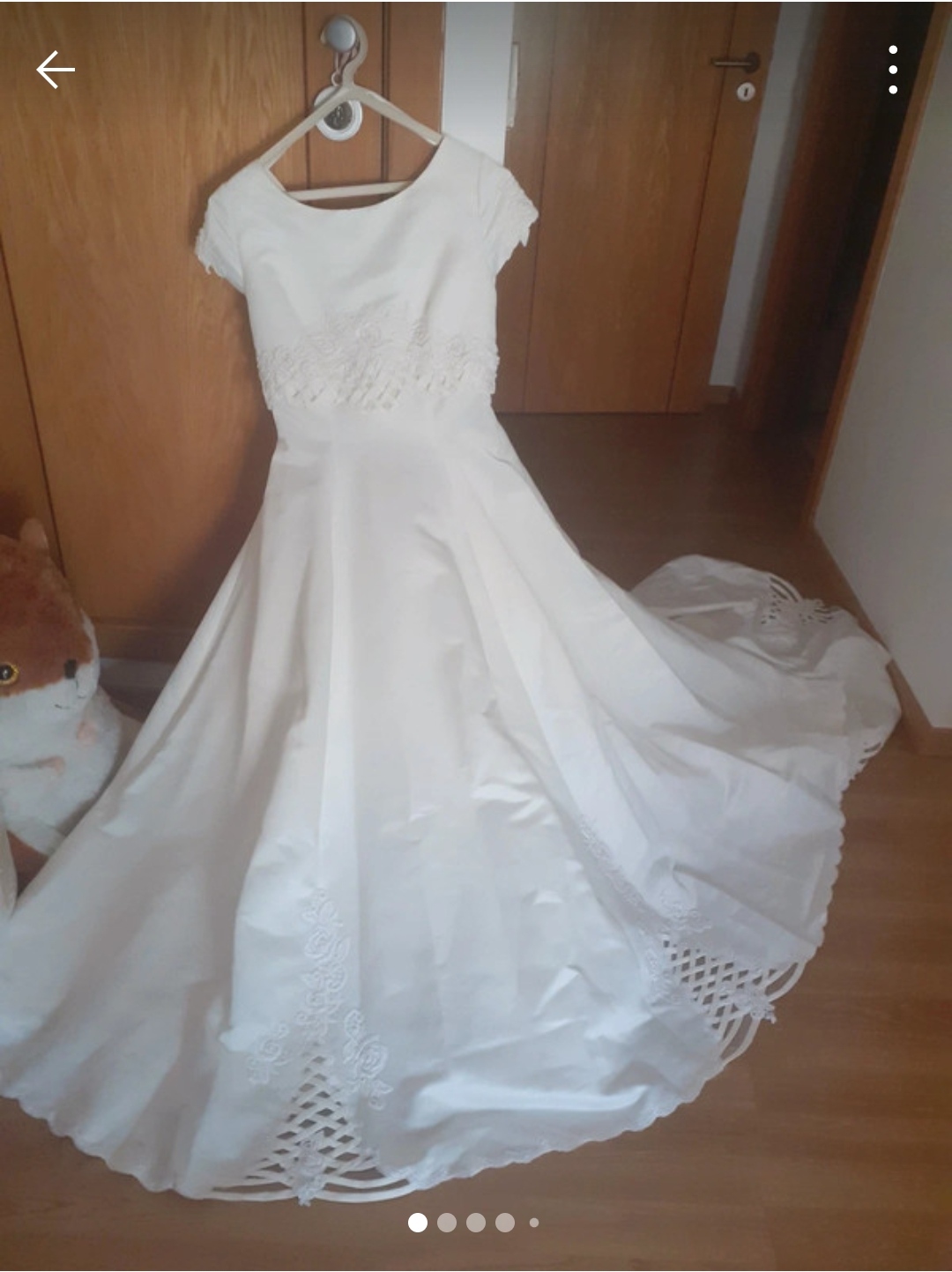 Vestido de noiva usado 1 vez 4