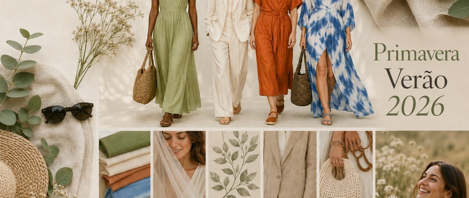 Primavera Verão 2026 - moda e tendencias