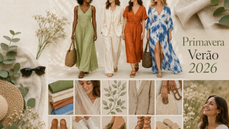 Primavera Verão 2026 - moda e tendencias