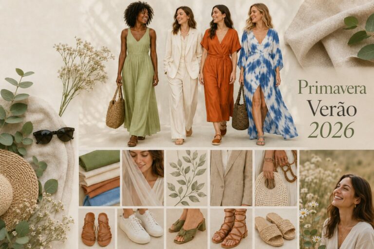 Primavera Verão 2026 - moda e tendencias