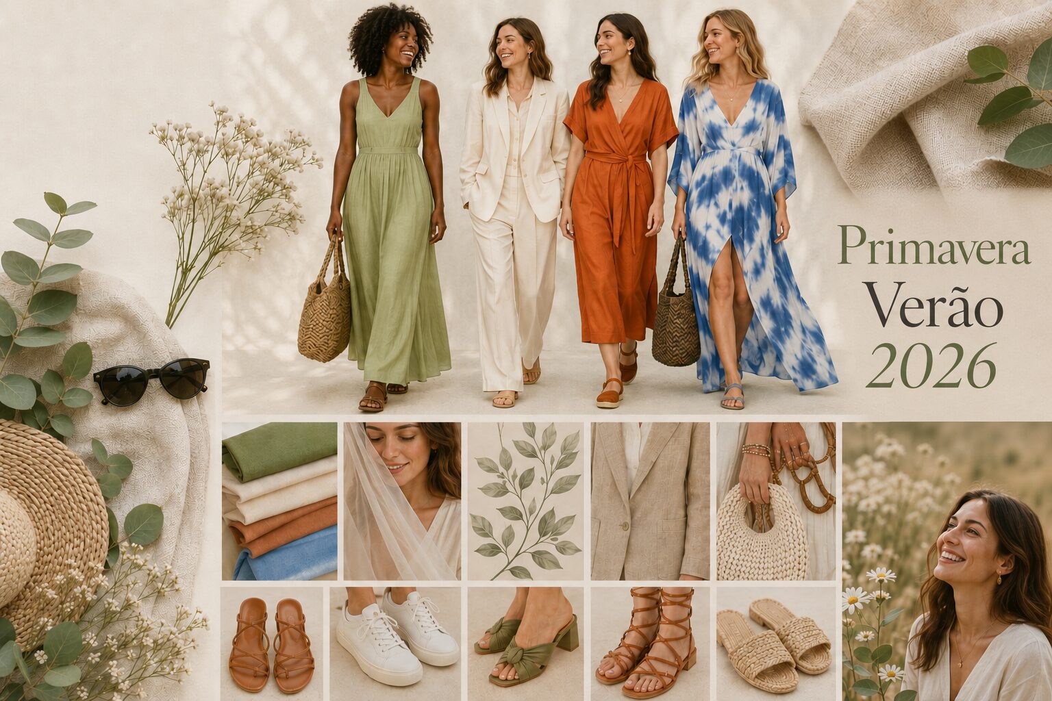 Primavera Verão 2026 - moda e tendencias