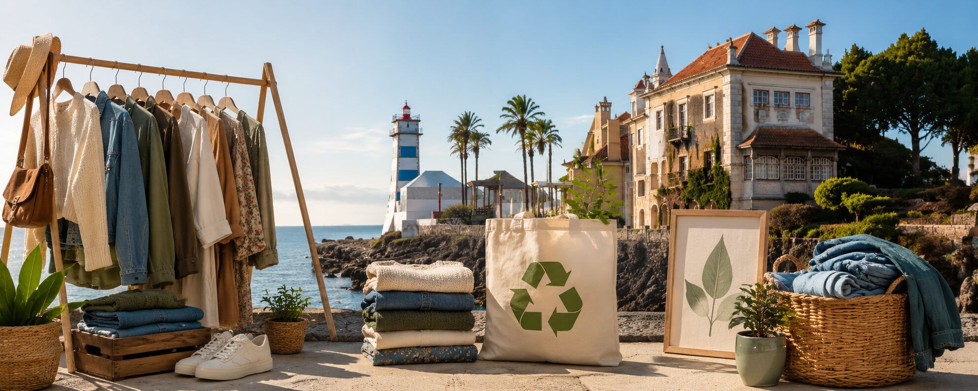 Brechó cascais, roupa usada, sustentabilidade